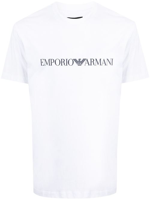 T-shirt uomo con stampa logo EMPORIO ARMANI | 8N1TN51JPZZ0146